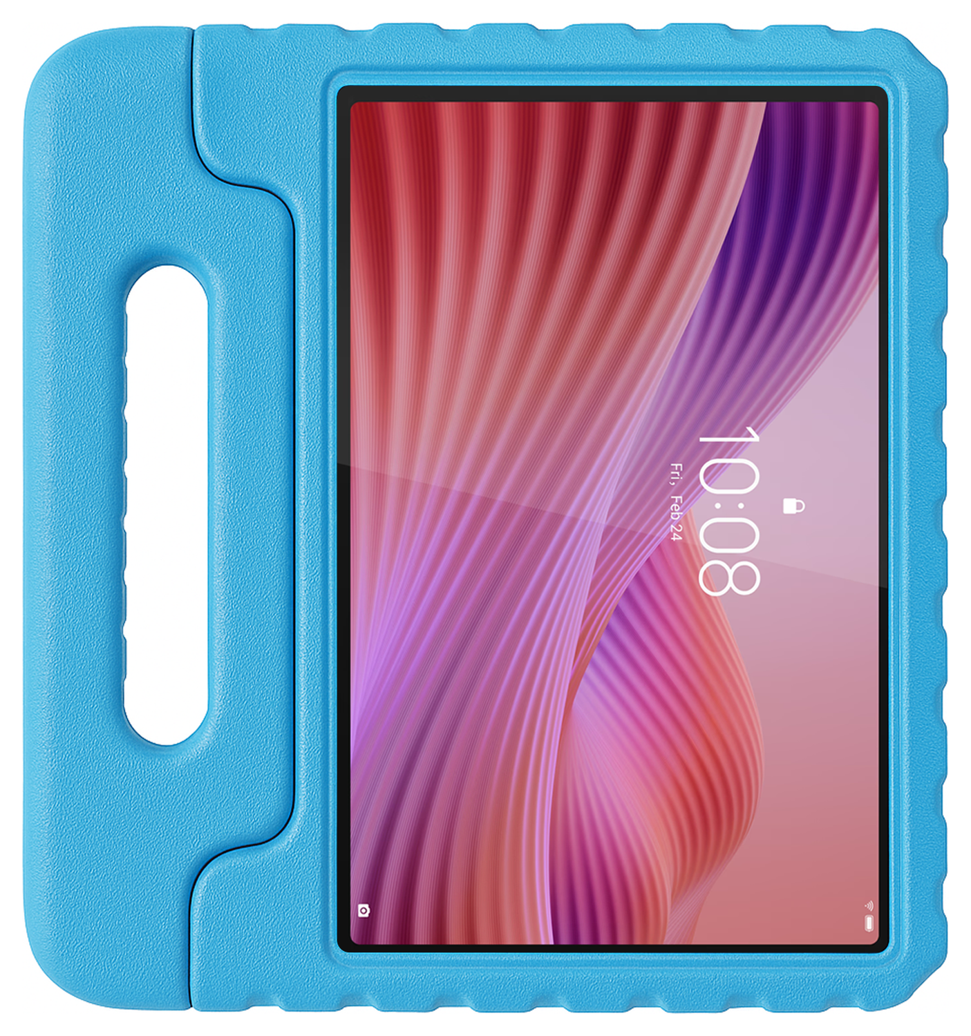 HappyCase Lenovo Tab M10 Gen 4 (2025) Kinder Tablethoes met Handvat Blauw afbeelding 2