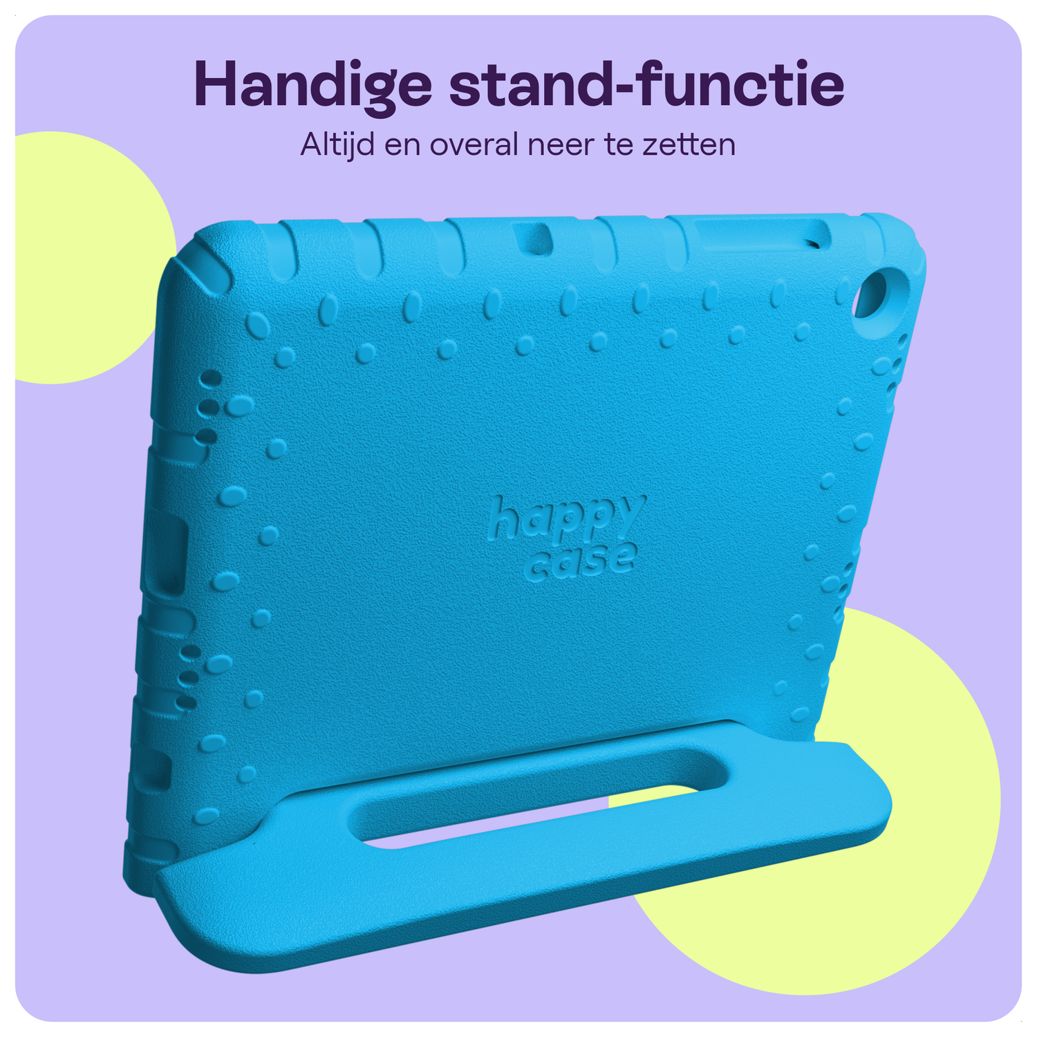 HappyCase Lenovo Tab M10 Gen 4 (2025) Kinder Tablethoes met Handvat Blauw afbeelding 5