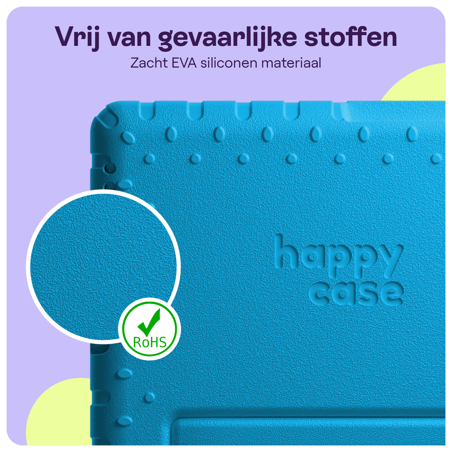 HappyCase Lenovo Tab M10 Gen 4 (2025) Kinder Tablethoes met Handvat Blauw afbeelding 6