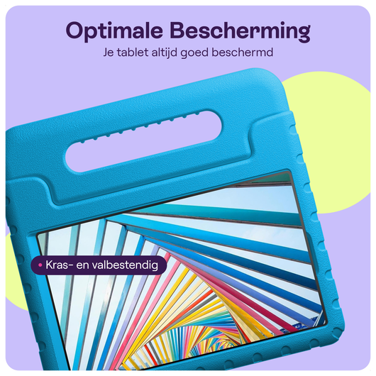 HappyCase Lenovo Tab M10 Gen 4 (2025) Kinder Tablethoes met Handvat Blauw afbeelding 4