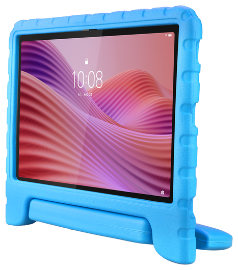 HappyCase Lenovo Tab M10 Gen 4 (2025) Kinder Tablethoes met Handvat Blauw afbeelding 8