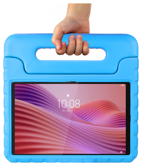 HappyCase Lenovo Tab M10 Gen 4 (2025) Kinder Tablethoes met Handvat Blauw afbeelding 9