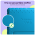 HappyCase Lenovo Tab M10 Gen 4 (2025) Kinder Tablethoes met Handvat Blauw afbeelding 6