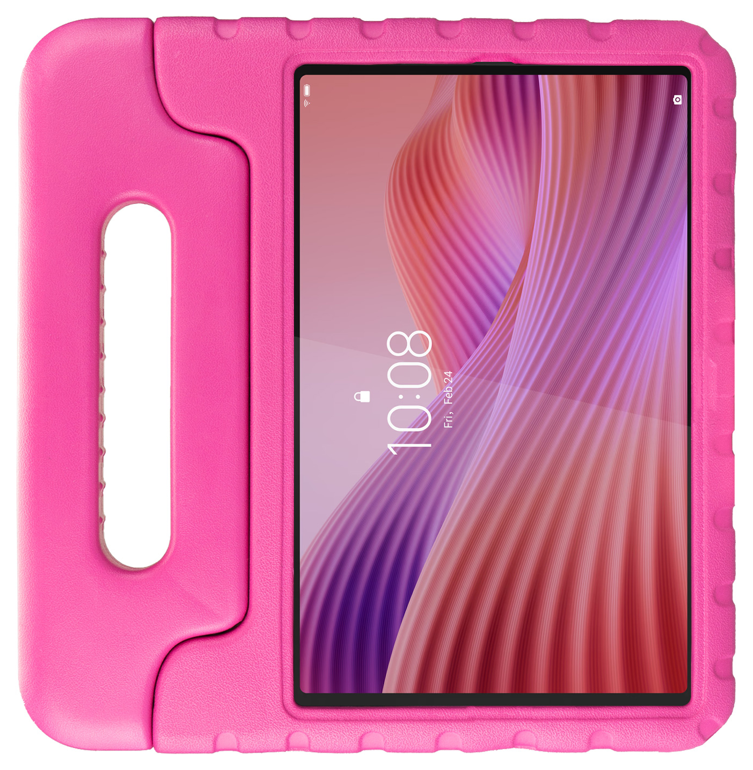 HappyCase Lenovo Tab M10 Gen 4 (2025) Kinder Tablethoes met Handvat Roze afbeelding 2