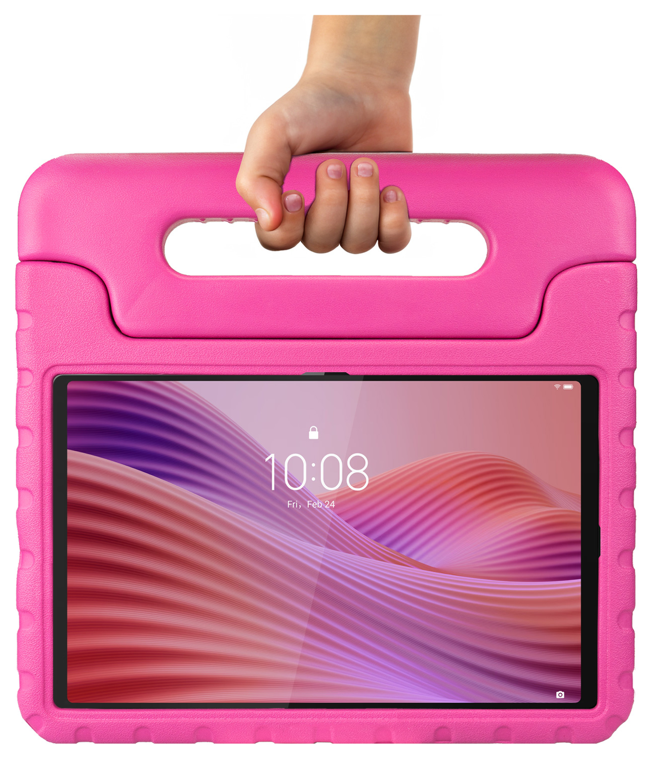 HappyCase Lenovo Tab M10 Gen 4 (2025) Kinder Tablethoes met Handvat Roze afbeelding 7