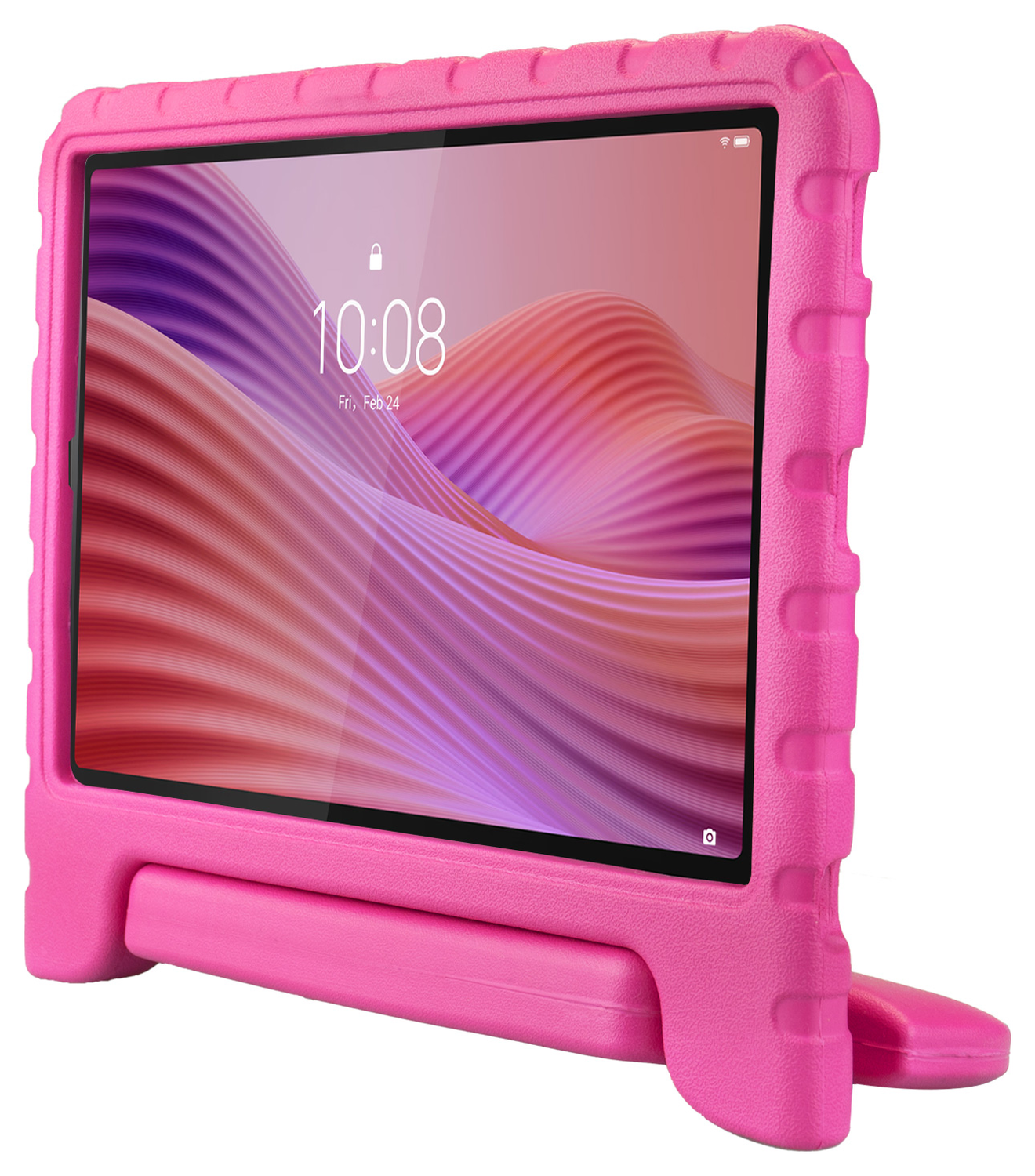 HappyCase Lenovo Tab M10 Gen 4 (2025) Kinder Tablethoes met Handvat Roze afbeelding 8
