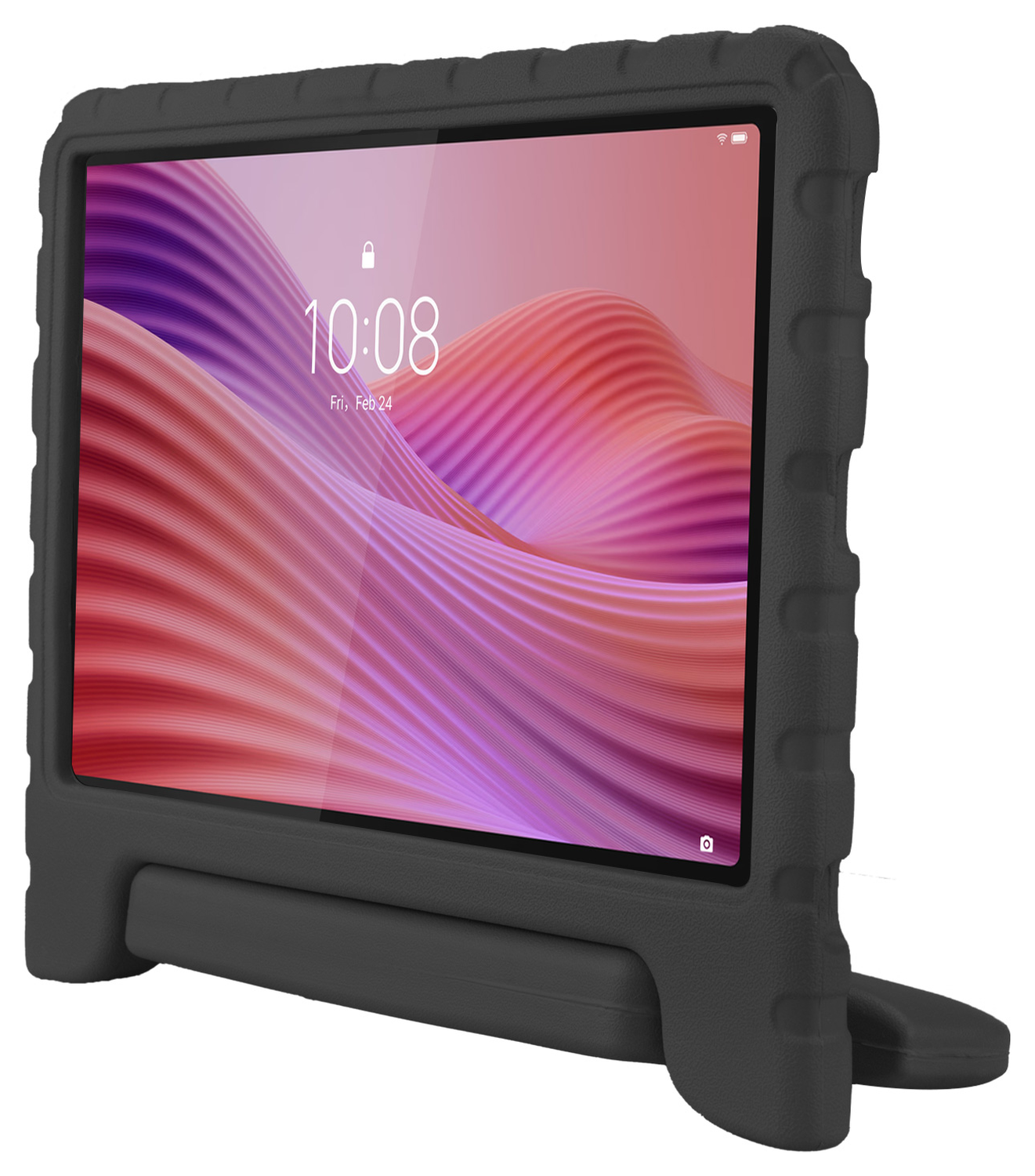HappyCase Lenovo Tab M10 Gen 4 (2025) Kinder Tablethoes met Handvat Zwart afbeelding 11