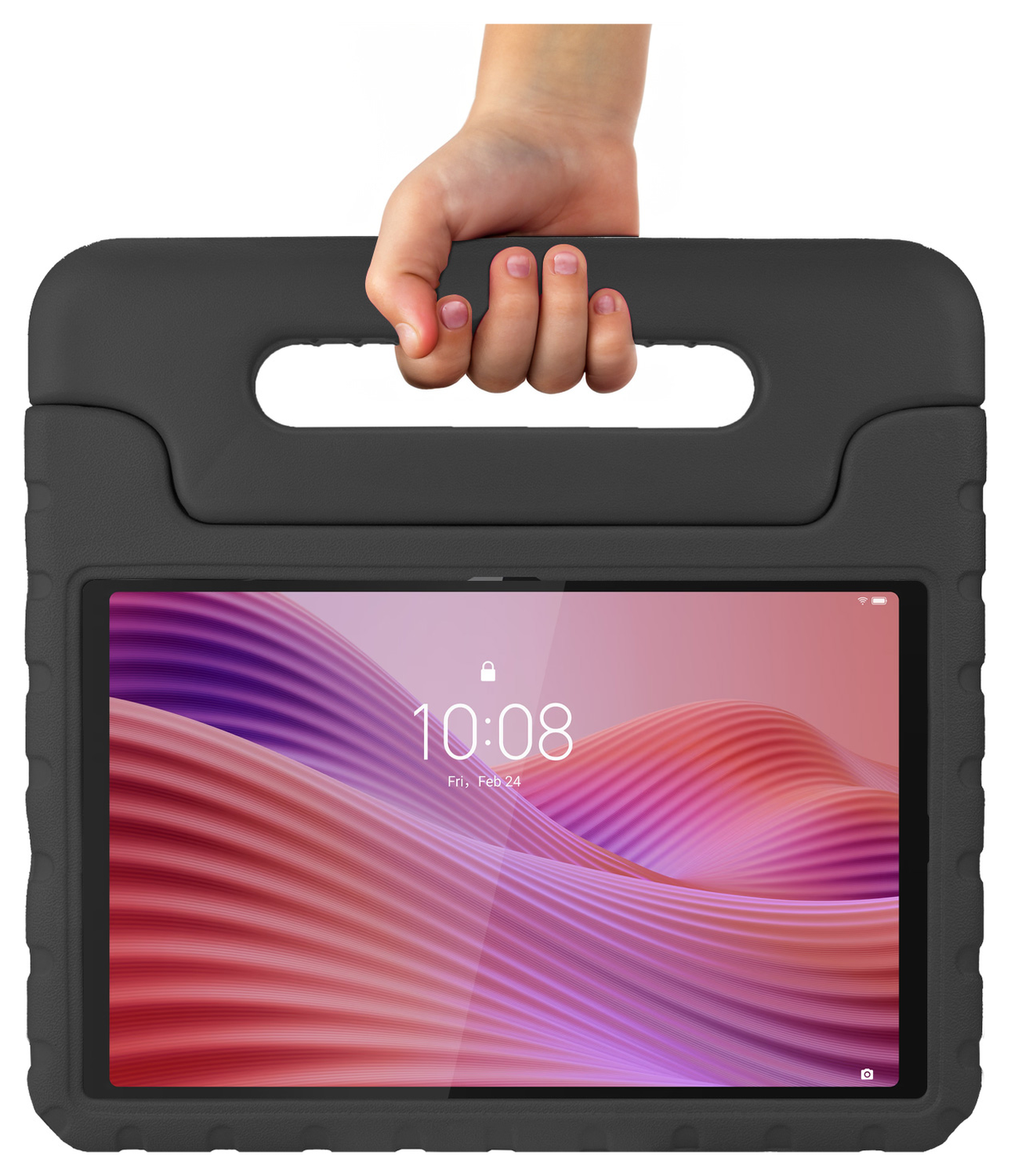 HappyCase Lenovo Tab M10 Gen 4 (2025) Kinder Tablethoes met Handvat Zwart afbeelding 9