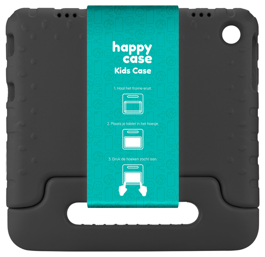 HappyCase Lenovo Tab M10 Gen 4 (2025) Kinder Tablethoes met Handvat Zwart afbeelding 12