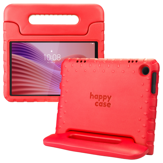 HappyCase Lenovo Tab M10 Gen 4 (2025) Kinder Tablethoes met Handvat Rood afbeelding 1