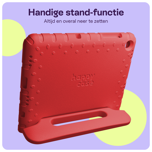 HappyCase Lenovo Tab M10 Gen 4 (2025) Kinder Tablethoes met Handvat Rood afbeelding 4
