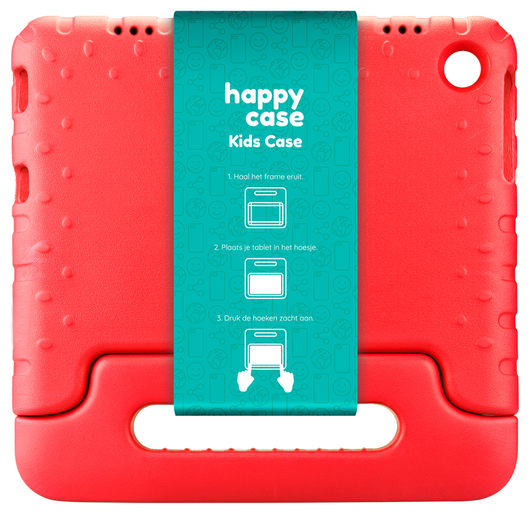 HappyCase Lenovo Tab M10 Gen 4 (2025) Kinder Tablethoes met Handvat Rood afbeelding 8