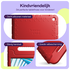 HappyCase Lenovo Tab M10 Gen 4 (2025) Kinder Tablethoes met Handvat Rood afbeelding 3