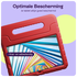 HappyCase Lenovo Tab M10 Gen 4 (2025) Kinder Tablethoes met Handvat Rood afbeelding 5