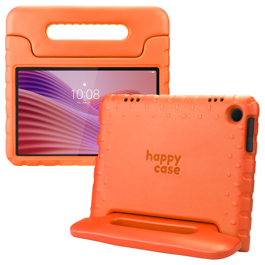 HappyCase Lenovo Tab M10 Gen 4 (2025) Kinder Tablethoes met Handvat Oranje afbeelding 1