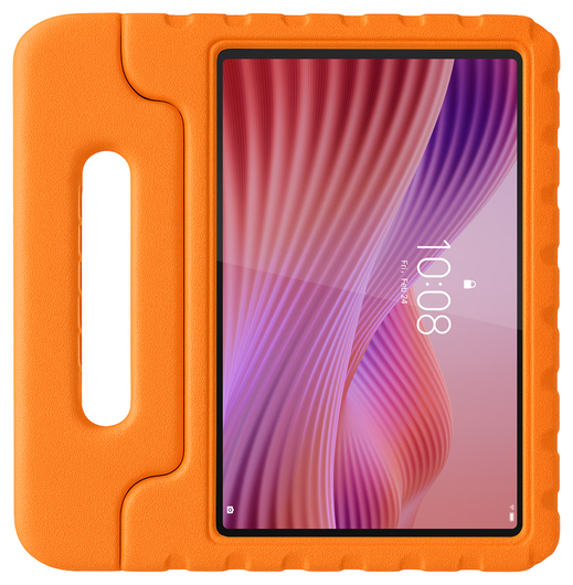 HappyCase Lenovo Tab M10 Gen 4 (2025) Kinder Tablethoes met Handvat Oranje afbeelding 2
