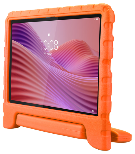 HappyCase Lenovo Tab M10 Gen 4 (2025) Kinder Tablethoes met Handvat Oranje afbeelding 7