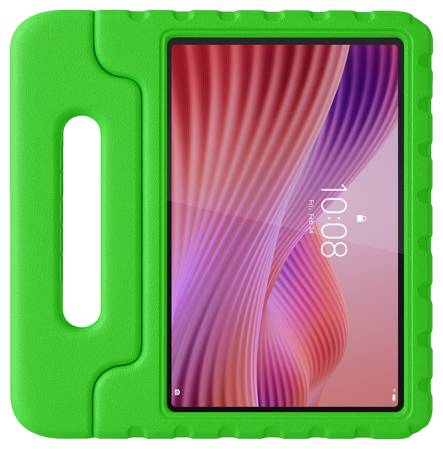 HappyCase Lenovo Tab M10 Gen 4 (2025) Kinder Tablethoes met Handvat Groen afbeelding 7