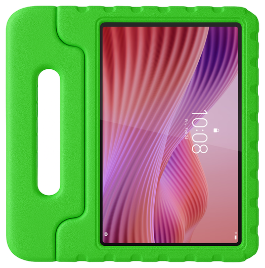 HappyCase Lenovo Tab M10 Gen 4 (2025) Kinder Tablethoes met Handvat Groen afbeelding 7