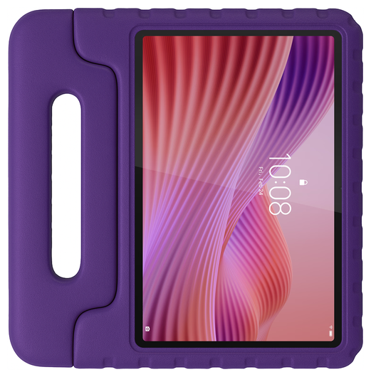 HappyCase Lenovo Tab M10 Gen 4 (2025) Kinder Tablethoes met Handvat Paars afbeelding 1