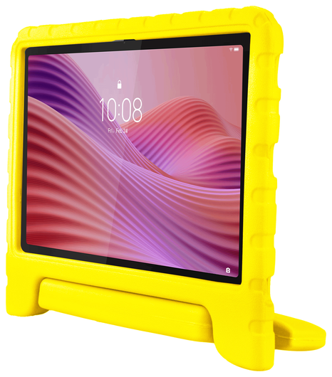 HappyCase Lenovo Tab M10 Gen 4 (2025) Kinder Tablethoes met Handvat Geel afbeelding 7