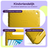 HappyCase Lenovo Tab M10 Gen 4 (2025) Kinder Tablethoes met Handvat Geel afbeelding 2