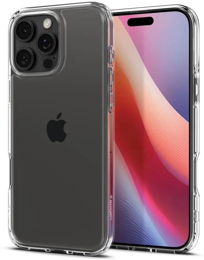 Spigen Crystal Hybrid Apple iPhone 16 Pro Hoesje Back Cover Transparant afbeelding 1