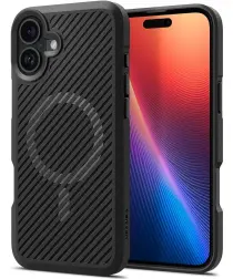 Spigen Core Armor MagFit Apple iPhone 16 Plus Hoesje MagSafe Zwart afbeelding