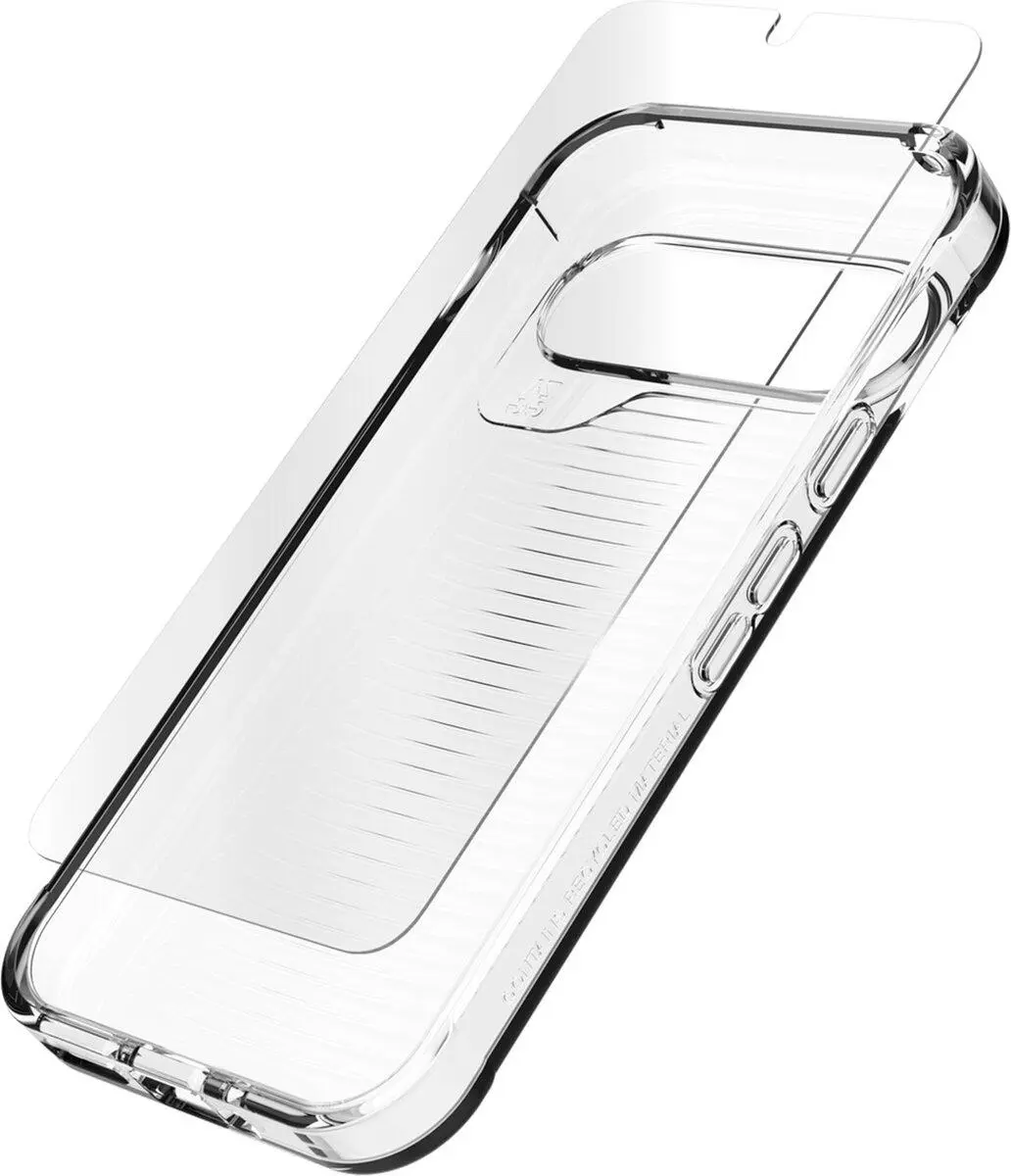 ZAGG Luxe Bundel Google Pixel 9 / 9 Pro Hoesje Transparant + Screen Protector afbeelding 2
