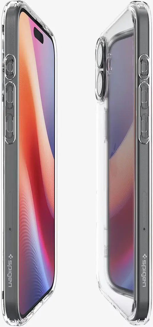 Spigen Crystal Hybrid Apple iPhone 16 Hoesje Back Cover Transparant afbeelding 4