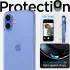Spigen Ultra Hybrid Apple iPhone 16 Hoesje Back Cover Transparant Blauw afbeelding 2