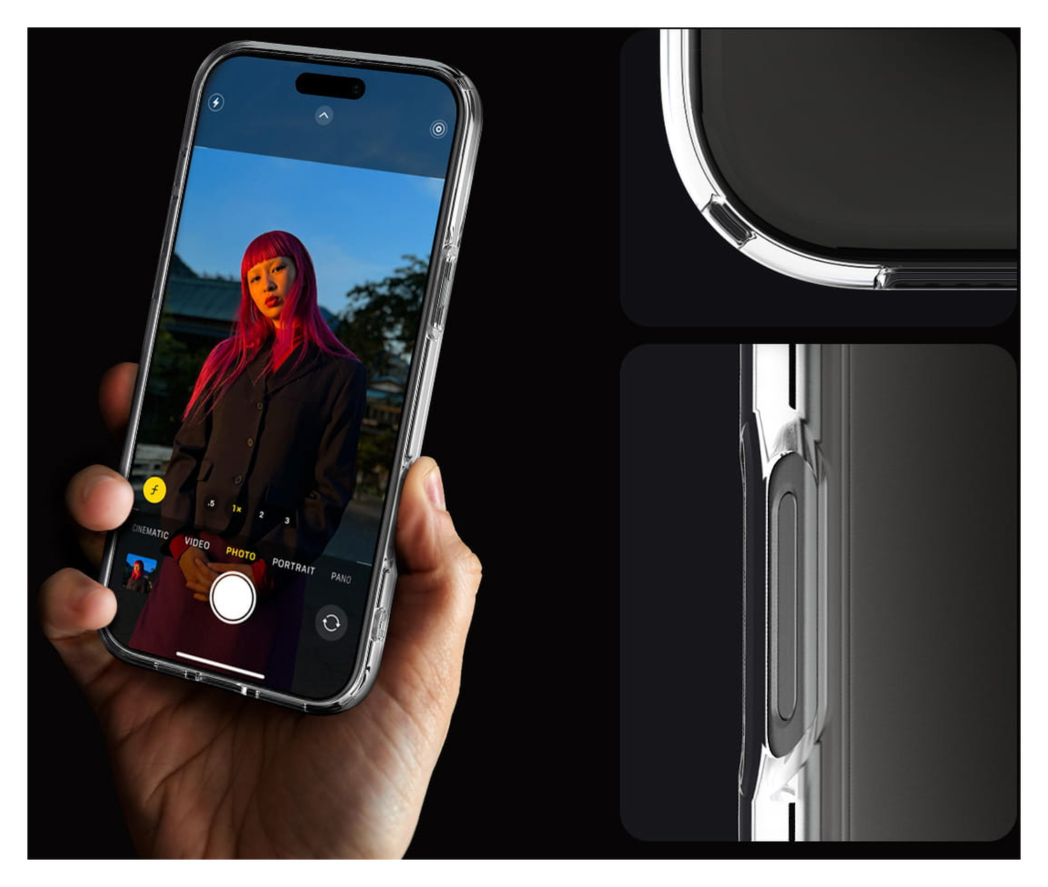 Spigen Crystal Hybrid Apple iPhone 16 Pro Max Hoesje Back Cover Transparant afbeelding 9