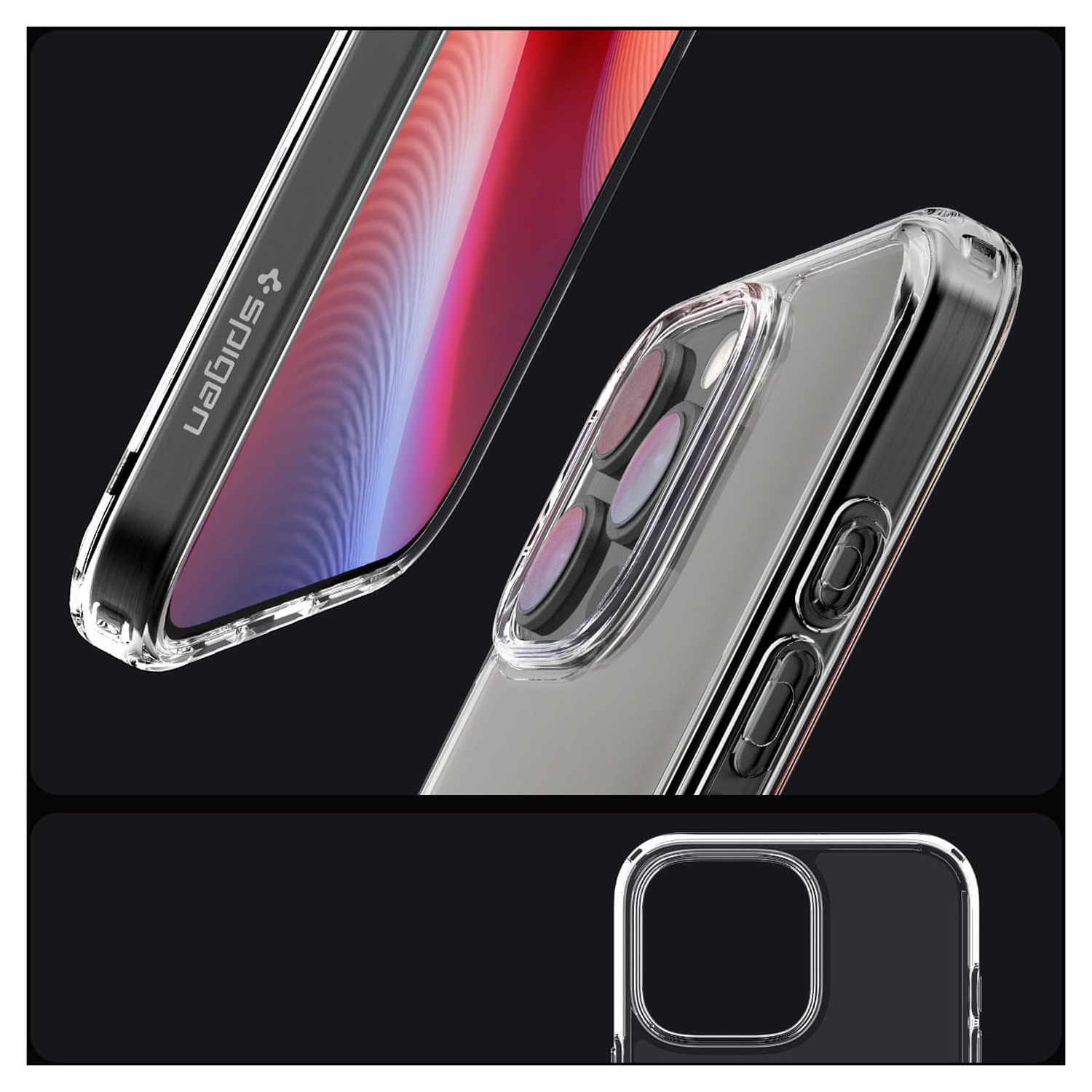 Spigen Crystal Hybrid Apple iPhone 16 Pro Max Hoesje Back Cover Transparant afbeelding 7