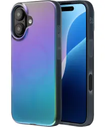 ZAGG Milan Snap Apple iPhone 16 Hoesje MagSafe Back Cover Groen Paars afbeelding