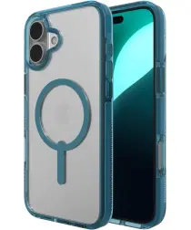 ZAGG Santa Cruz Snap Apple iPhone 16 Plus Hoesje MagSafe Back Cover Blauw afbeelding