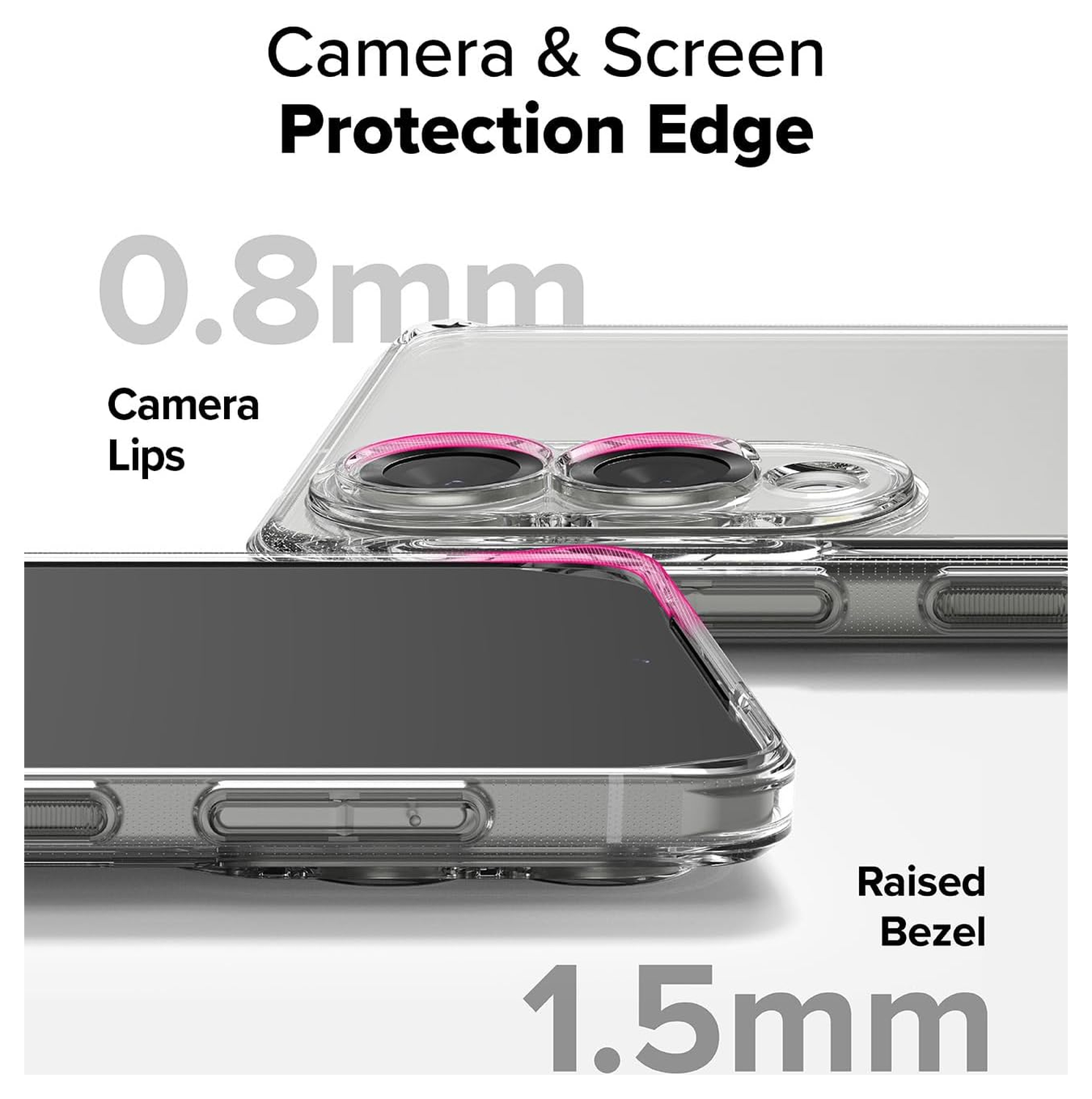 Ringke Fusion Samsung Galaxy S25 Edge Hoesje Back Cover Transparant afbeelding 8