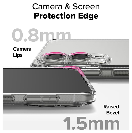 Ringke Fusion Samsung Galaxy S25 Edge Hoesje Back Cover Transparant afbeelding 8