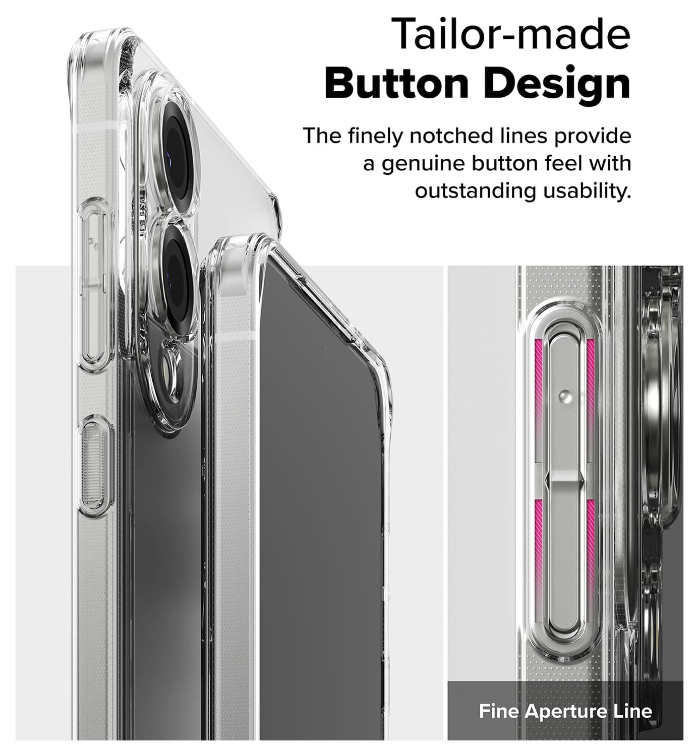 Ringke Fusion Samsung Galaxy S25 Edge Hoesje Back Cover Matte Transparant afbeelding 8