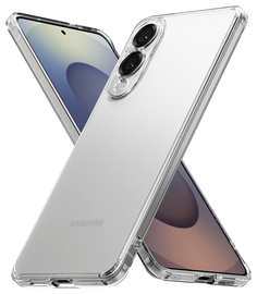 Ringke Fusion Samsung Galaxy S25 Edge Hoesje Back Cover Matte Transparant afbeelding