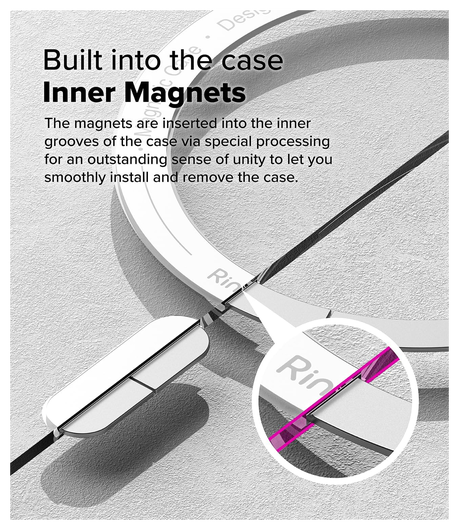 Ringke Fusion Magnetic Samsung Galaxy S25 Edge Hoesje MagSafe Transparant afbeelding 10