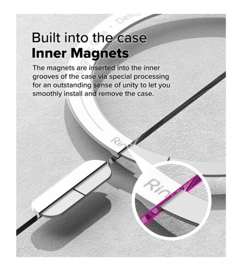 Ringke Fusion Magnetic Samsung Galaxy S25 Edge Hoesje MagSafe Transparant afbeelding 16