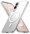 Ringke Fusion Magnetic Samsung Galaxy S25 Edge Hoesje MagSafe Transparant afbeelding 1