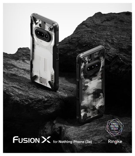 Ringke Fusion X Nothing Phone (3a) Hoesje Back Cover Zwart afbeelding 10