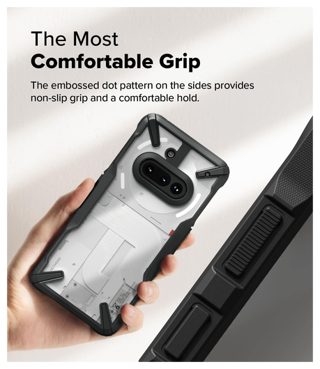 Ringke Fusion X Nothing Phone (3a) Hoesje Back Cover Zwart afbeelding 4