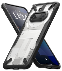 Ringke Fusion X Nothing Phone (3a) Hoesje Back Cover Zwart