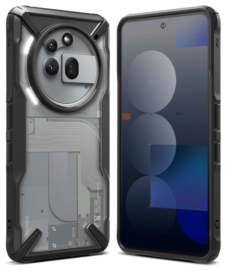 Ringke Fusion X Nothing Phone (3a) Pro Hoesje Back Cover Zwart afbeelding 2