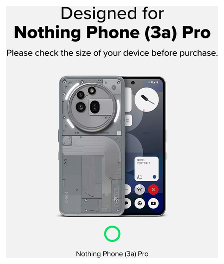 Ringke Fusion X Nothing Phone (3a) Pro Hoesje Back Cover Zwart afbeelding 3