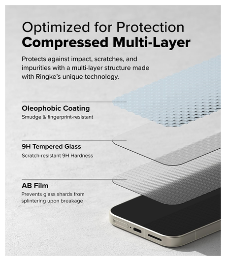 Ringke Easy Slide Google Pixel 9a Screen Protector met Jig 2-Pack afbeelding 7