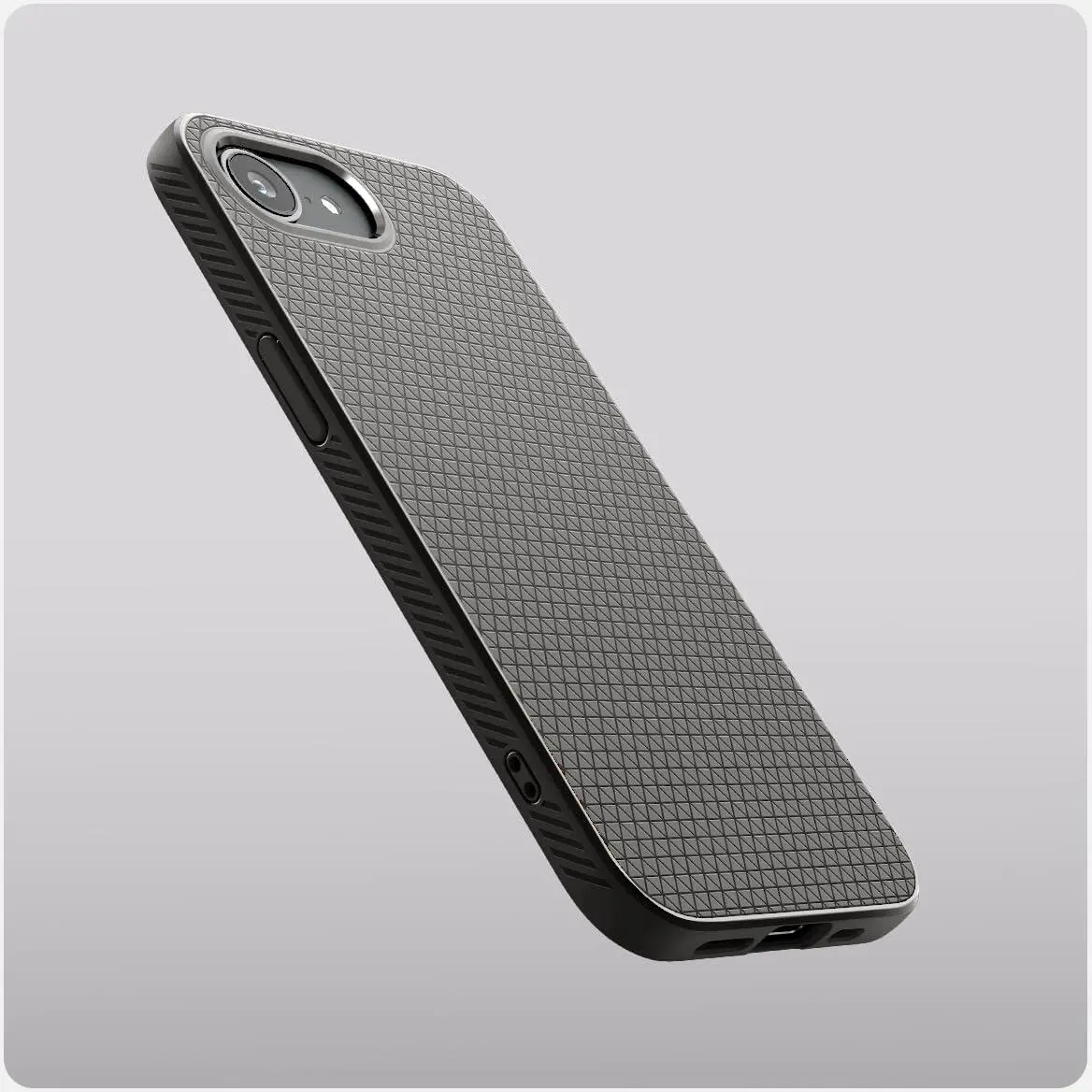 Spigen Liquid Air Apple iPhone 16e Hoesje Back Cover Grijs afbeelding 7