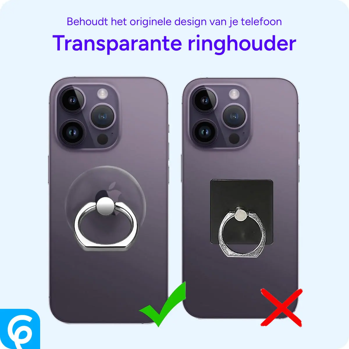 Universele Telefoon Ring Houder 360° Draaibaar Achterkant Telefoon Goud afbeelding 6